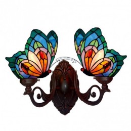 Vägglampa i Tiffany-Stil...