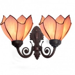 Vägglampa i Tiffany-Stil...