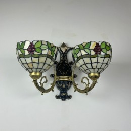 Vägglampa i Tiffany-Stil...