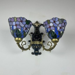 Vägglampa i Tiffany-Stil...