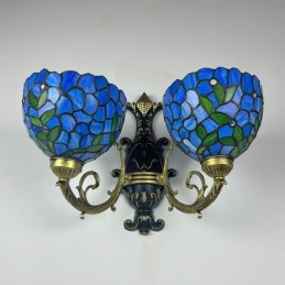Vägglampa i Tiffany-Stil...