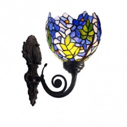 Vägglampa i Tiffany-Stil...