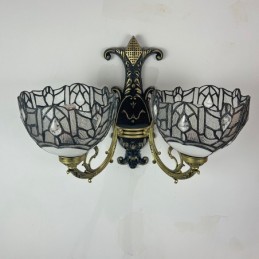 Vägglampa i Tiffany-Stil...