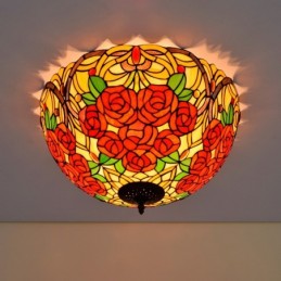Plafond i Tiffany-Stil med...