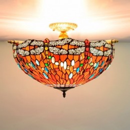 Plafond i Tiffany-Stil med...