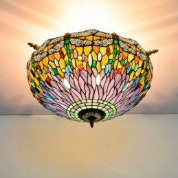 Plafond i Tiffany-Stil med...