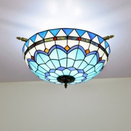 Plafond i Tiffany-Stil med...