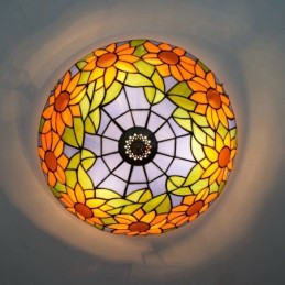 Plafond i Tiffany-Stil med...