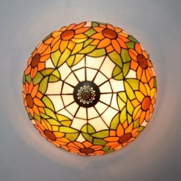 Plafond i Tiffany-Stil med...