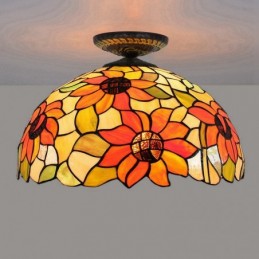 Plafond i Tiffany-Stil med...