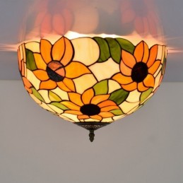 Plafond i Tiffany-Stil med...