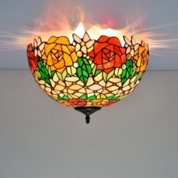 Plafond i Tiffany-Stil med...