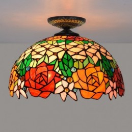 Plafond i Tiffany-Stil med...
