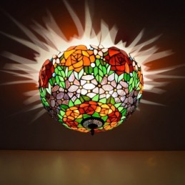 Plafond i Tiffany-Stil med...