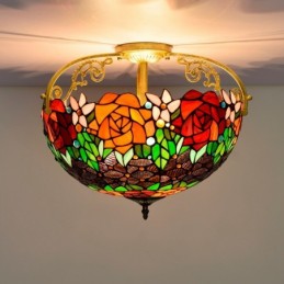 Plafond i Tiffany-Stil med...