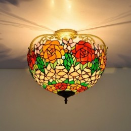 Plafond i Tiffany-Stil med...