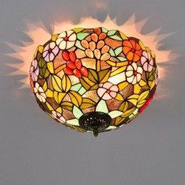 Plafond i Tiffany-Stil med...