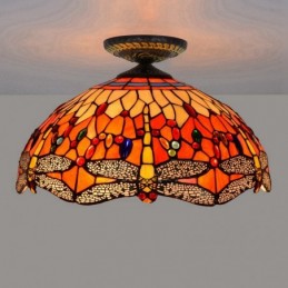 Plafond i Tiffany-Stil med...