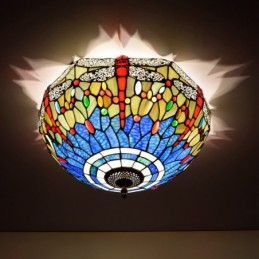 Plafond i Tiffany-Stil med...