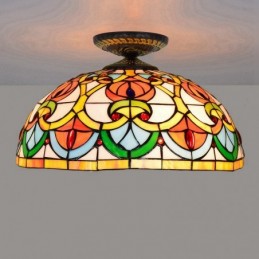 Plafond i Tiffany-Stil med...