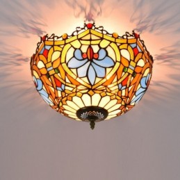 Plafond i Tiffany-Stil med...
