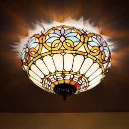 Plafond i Tiffany-Stil med...