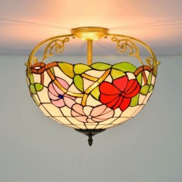 Plafond i Tiffany-Stil med...