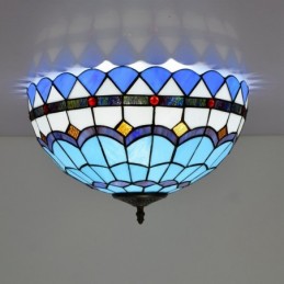 Plafond i Tiffany-Stil med...