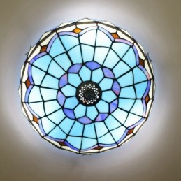 Plafond i Tiffany-Stil med...