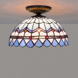 Plafond i Tiffany-Stil med...