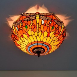 Plafond i Tiffany-Stil med...