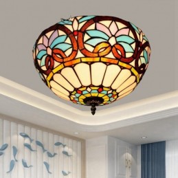 Plafond i Tiffany-Stil med...