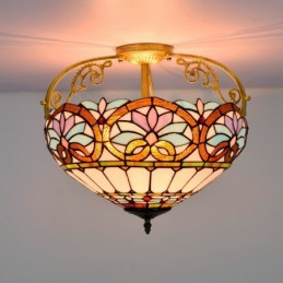 Plafond i Tiffany-Stil med...