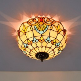Plafond i Tiffany-Stil med...