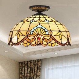 Plafond i Tiffany-Stil med...