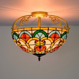 Plafond i Tiffany-Stil med...