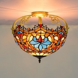 Plafond i Tiffany-Stil med...