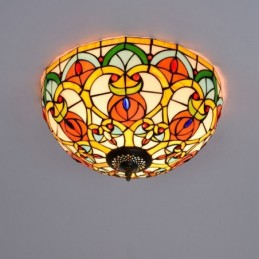 Plafond i Tiffany-Stil med...
