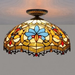 Plafond i Tiffany-Stil med...