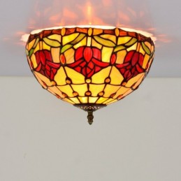Plafond i Tiffany-Stil med...