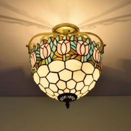 Plafond i Tiffany-Stil med...