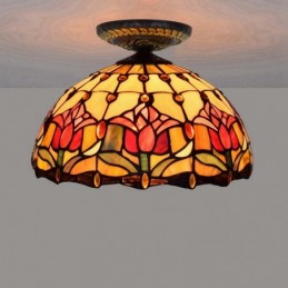 Plafond i Tiffany-Stil med...