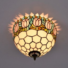 Plafond i Tiffany-Stil med...