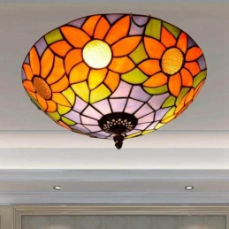 Plafond i Tiffany-Stil med...