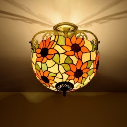 Plafond i Tiffany-Stil med...
