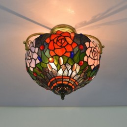 Plafond i Tiffany-Stil med...