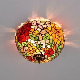 Plafond i Tiffany-Stil med...