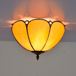 Plafond i Tiffany-Stil med...