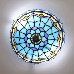 Plafond i Tiffany-Stil med...