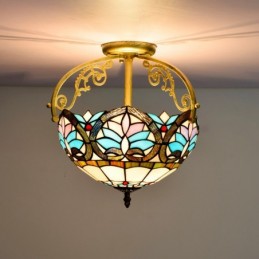 Plafond i Tiffany-Stil med...